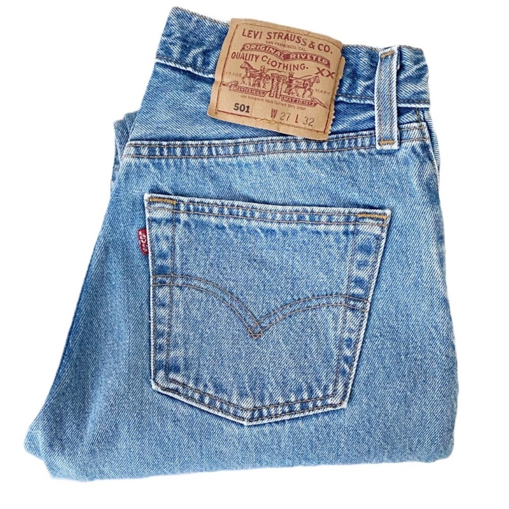 VINTAGE 90s Levi’s 501 Women’s High Rise Button Fly Jeans EXCELLENT Condition